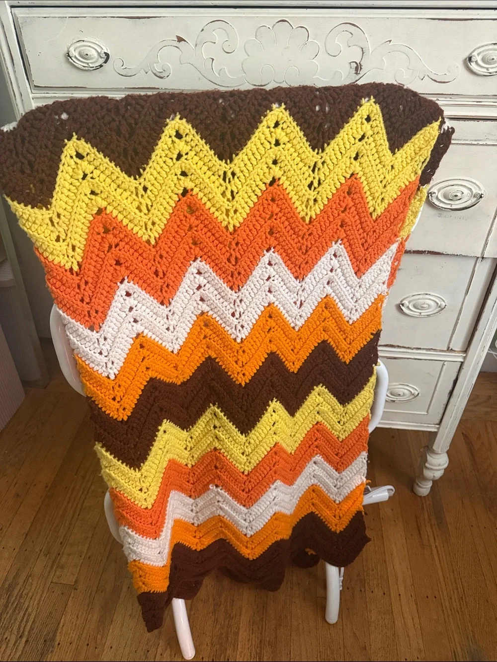 Vintage afghan blanket